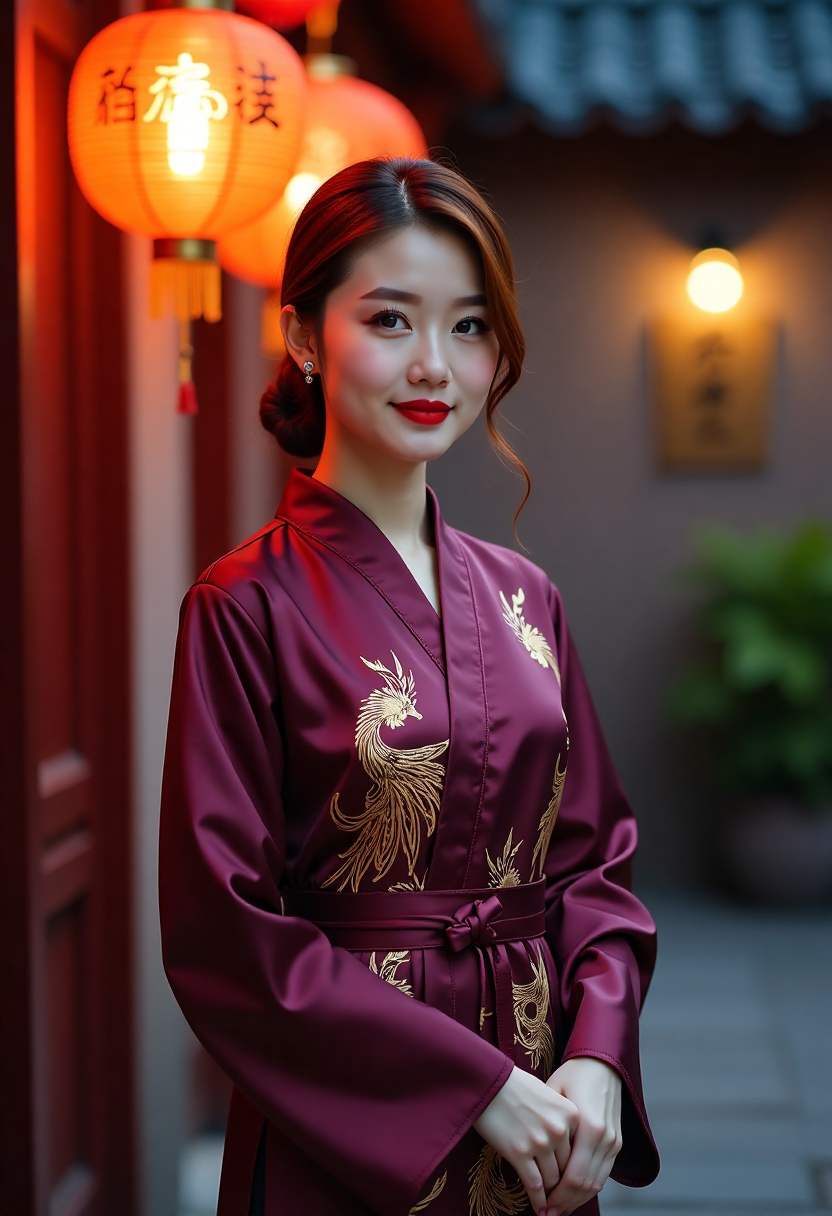 千夏独自坐在车站